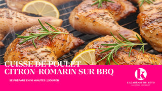 Cuisses de poulet citron-romarin au BBQ