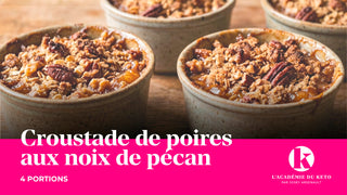 Croustade de poires aux noix de pécan