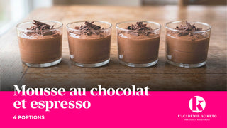 Mousse au chocolat et espresso