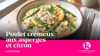 Poulet crémeux aux asperges et citron