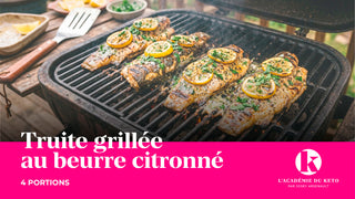 Truite grillée au beurre citronné