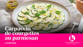 Carpaccio de courgettes au parmesan