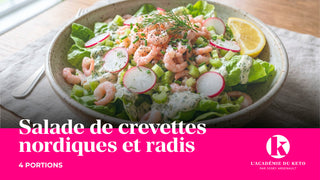 Salade de crevettes nordiques et radis