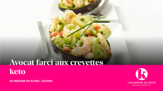 Avocat farci aux crevettes keto