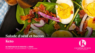 SALADE D’OEUFS ET BACON