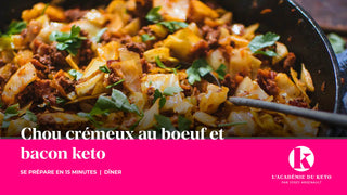 CHOU CRÉMEUX AU BOEUF ET BACON