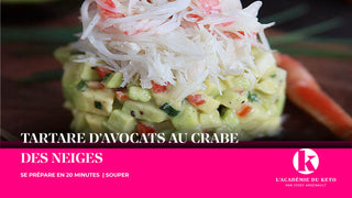 Tartare d’avocats au crabe des neiges