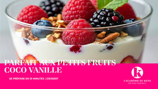Parfait aux petits fruits et crème coco-vanille