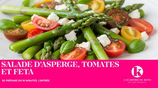 Salade d’asperges, tomates et feta