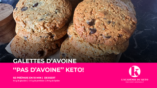 Galettes  à l'avoine ''pas d'avoine'' Keto!