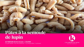 Pâtes à la semoule de lupin