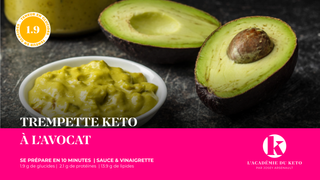 Trempette Keto à l'avocat