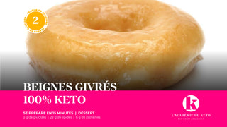 Beignes givrés... 100% keto!