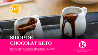 Sirop au chocolat keto!