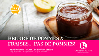 Beurre de pommes & fraises Keto... pas de pomme!