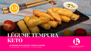 Légumes tempura Keto