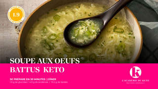 Soupe aux oeufs battus