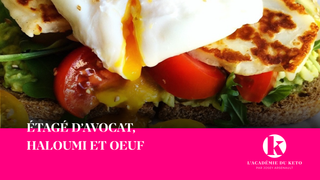 ÉTAGÉ D’AVOCAT, HALOUMI ET OEUF