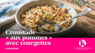 Croustade « aux pommes » avec courgettes